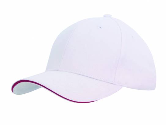 Brushed Cotton Cap with Trim