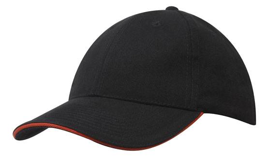 Brushed Cotton Cap with Trim