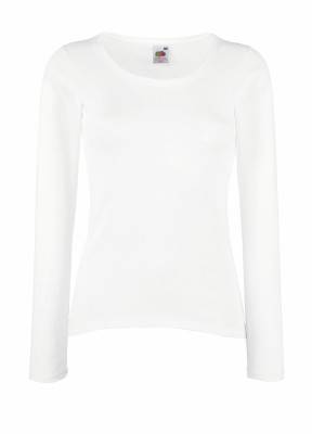 VALUEWEIGHT LONG SLEEVE T LADY-FIT