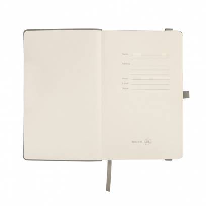 Блокнот GRACY А5 , 130х210 мм, мягкая обложка, в линию, 192 страницы, держатель для ручки, резинка-фиксатор
