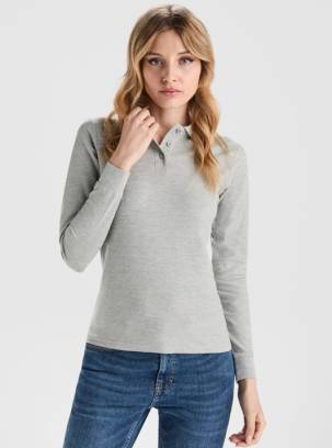 Поло жіноче з довгим рукавом Estrella woman L/S 220